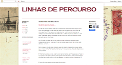 Desktop Screenshot of linhasdepercurso.blogspot.com