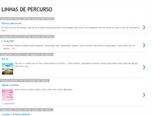 Tablet Screenshot of linhasdepercurso.blogspot.com