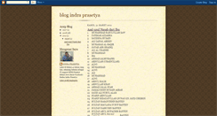 Desktop Screenshot of indraprasetya.blogspot.com