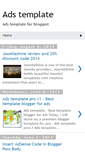Mobile Screenshot of ads-template.blogspot.com