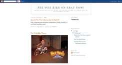Desktop Screenshot of peeweebike.blogspot.com