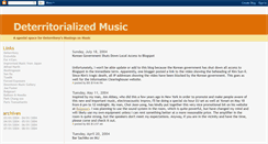 Desktop Screenshot of deterritorialized-music.blogspot.com