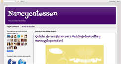 Desktop Screenshot of nancycatessen.blogspot.com