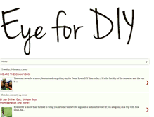 Tablet Screenshot of eyefordiy.blogspot.com