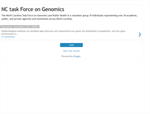 Tablet Screenshot of ncgenomics.blogspot.com