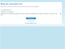 Tablet Screenshot of leemails.blogspot.com