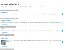 Tablet Screenshot of lademspisekake.blogspot.com