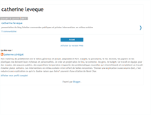 Tablet Screenshot of catherineleveque.blogspot.com