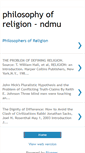 Mobile Screenshot of philosophyofreligion-ndmu.blogspot.com