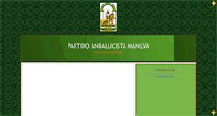 Desktop Screenshot of partidoandalucistamanilva.blogspot.com