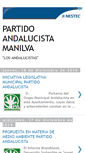 Mobile Screenshot of partidoandalucistamanilva.blogspot.com