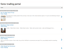 Tablet Screenshot of forextradingportal.blogspot.com