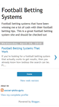 Mobile Screenshot of football-betting-systems-review.blogspot.com