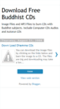 Mobile Screenshot of buddhistcds.blogspot.com