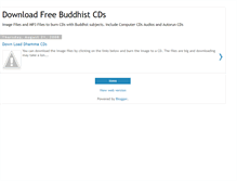 Tablet Screenshot of buddhistcds.blogspot.com