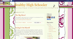 Desktop Screenshot of healthyhighschooler.blogspot.com