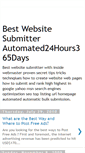 Mobile Screenshot of best-website-submitter.blogspot.com