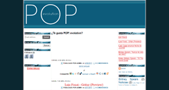 Desktop Screenshot of popevolution.blogspot.com