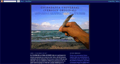 Desktop Screenshot of ciudadaniauniversal.blogspot.com