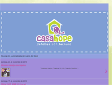 Tablet Screenshot of casa-hope.blogspot.com