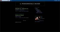 Desktop Screenshot of ilprimocarnevaleinsieme.blogspot.com
