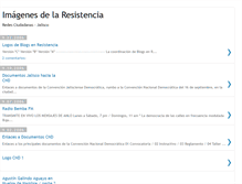 Tablet Screenshot of imagenesdelaresistencia.blogspot.com