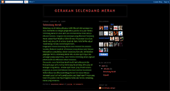 Desktop Screenshot of gerakanselendangmerah.blogspot.com