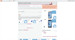 Desktop Screenshot of interiorul-corpului-uman.blogspot.com