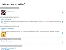 Tablet Screenshot of desconectatebailando.blogspot.com