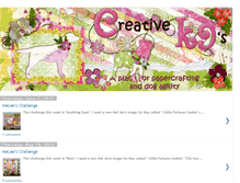 Tablet Screenshot of creativek9s.blogspot.com