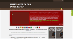 Desktop Screenshot of analisaforexindex.blogspot.com