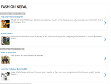 Tablet Screenshot of fashionnepal.blogspot.com