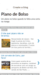 Mobile Screenshot of planodebolso.blogspot.com