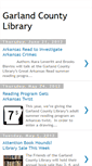 Mobile Screenshot of garlandcountylibrary.blogspot.com