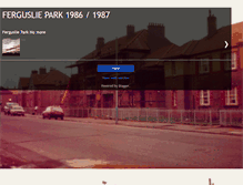 Tablet Screenshot of fergusliepark.blogspot.com