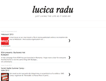 Tablet Screenshot of lucica-radu.blogspot.com