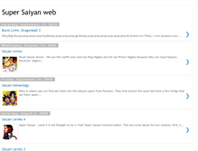 Tablet Screenshot of dragonball-supersaiyan.blogspot.com
