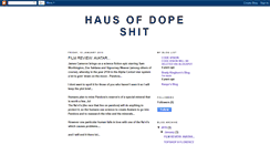 Desktop Screenshot of hausofdopeshit.blogspot.com