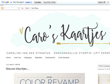 Tablet Screenshot of carooskaartjes.blogspot.com