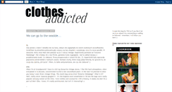 Desktop Screenshot of clothesaddicted.blogspot.com