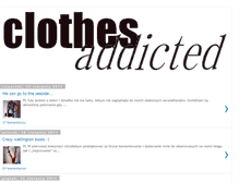 Tablet Screenshot of clothesaddicted.blogspot.com