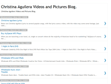 Tablet Screenshot of christina-aguilera-celebrity.blogspot.com