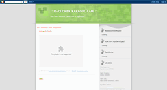 Desktop Screenshot of haci-omer-karagul-cami.blogspot.com