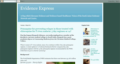 Desktop Screenshot of evidenceexpress.blogspot.com