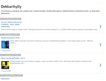 Tablet Screenshot of dekkarihylly.blogspot.com