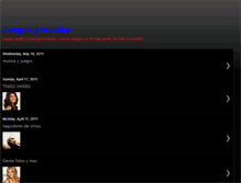 Tablet Screenshot of juegosmusicaychat.blogspot.com