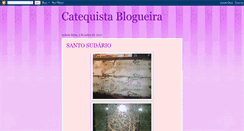 Desktop Screenshot of catequistablogueira.blogspot.com