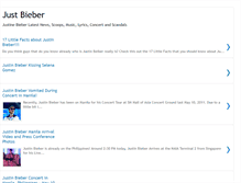 Tablet Screenshot of justbebieber.blogspot.com