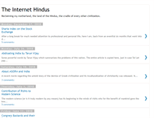 Tablet Screenshot of internethindu.blogspot.com
