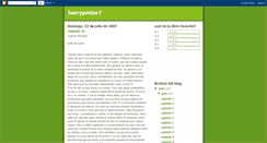 Desktop Screenshot of hp7-esp.blogspot.com